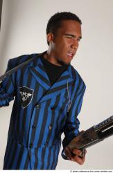 Garson STANDING POSE WITH KATANA AND SHOTGUN